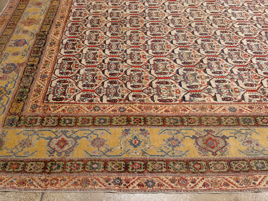 Antique Persian Fereghan Mahal Oversize Carpet, No.32933 - Gsblank
