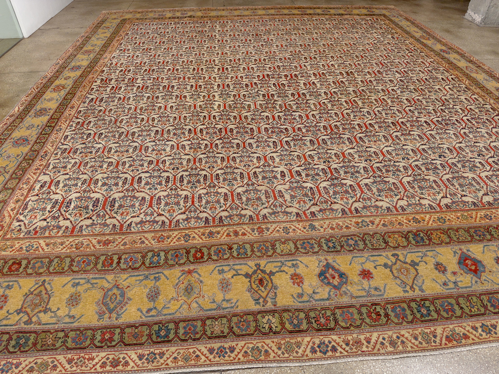 Antique Persian Fereghan Mahal Oversize Carpet, No.32933 - Gsblank