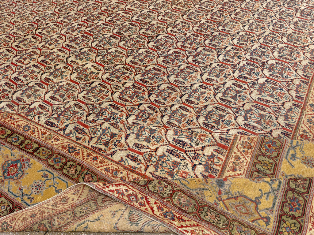 Antique Persian Fereghan Mahal Oversize Carpet, No.32933 - Gsblank