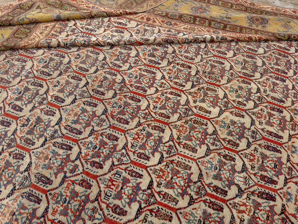 Antique Persian Fereghan Mahal Oversize Carpet, No.32933 - Gsblank