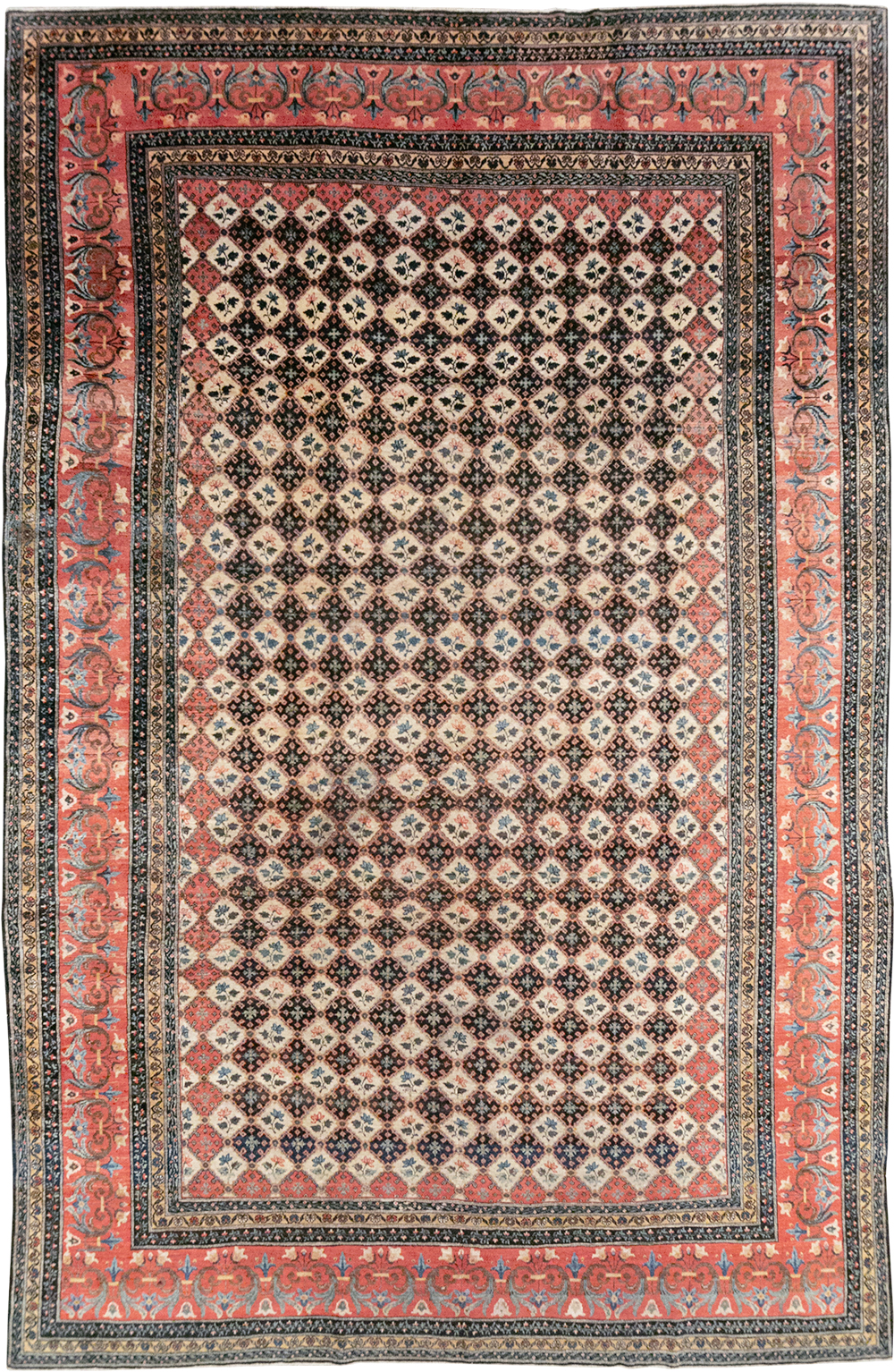 Vintage Persian Bakhtiari Room Size Carpet, No.32934 - Gsblank