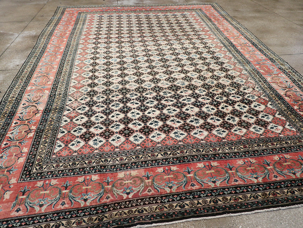Vintage Persian Bakhtiari Room Size Carpet, No.32934 - Gsblank