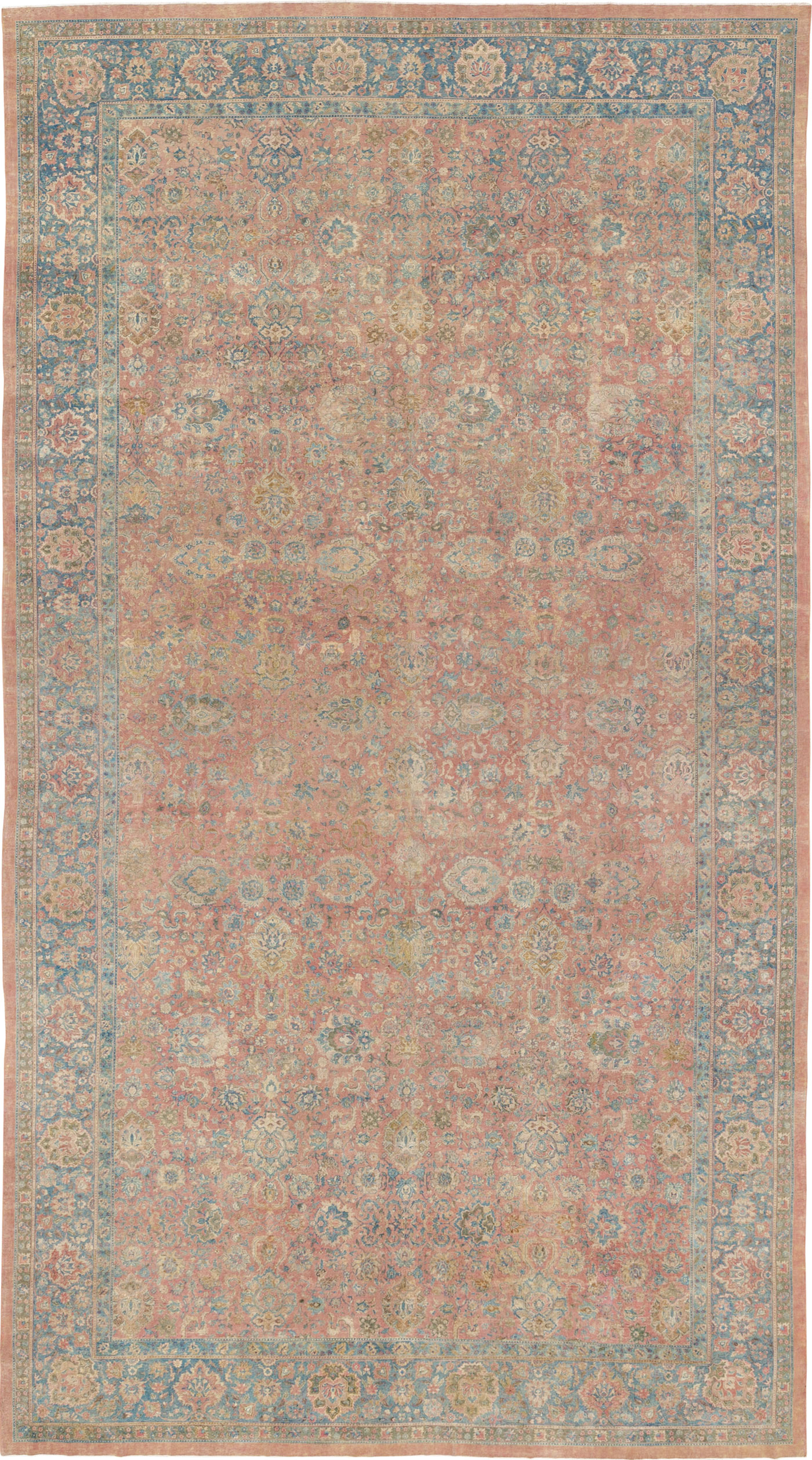 Antique Indian Lahore Oversize Carpet, No.32935 - Gsblank