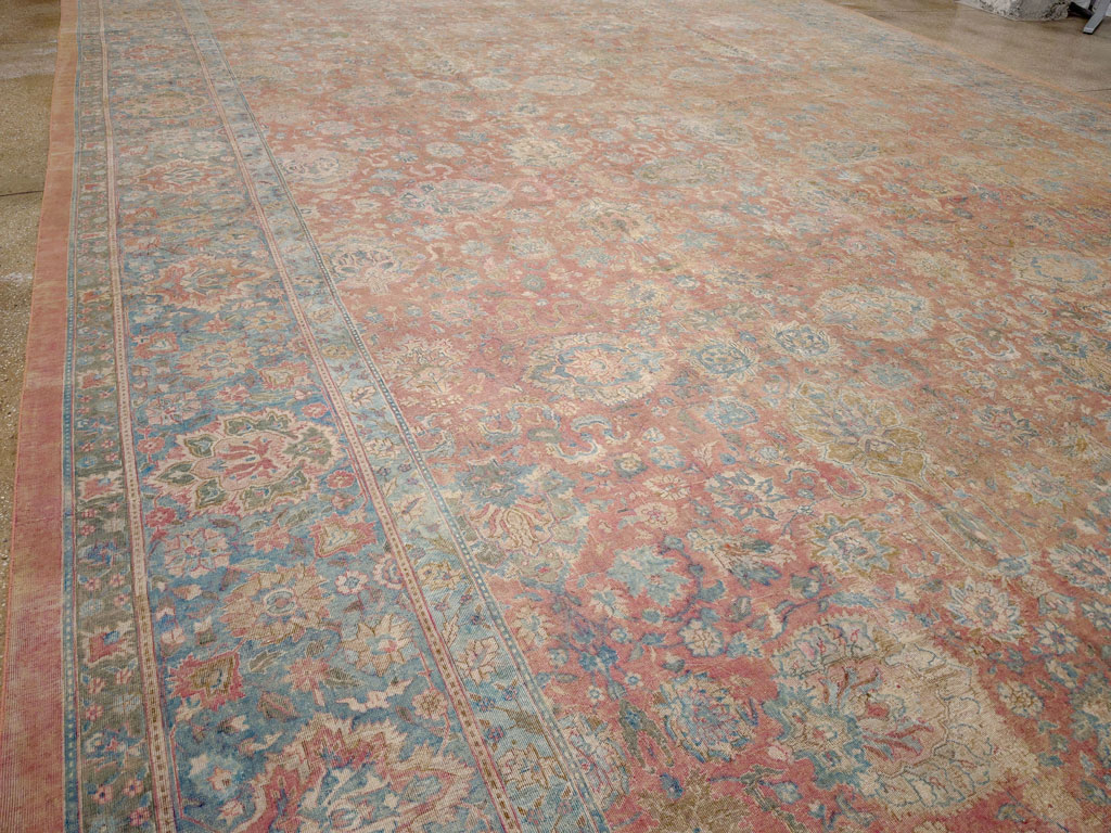 Antique Indian Lahore Oversize Carpet, No.32935 - Gsblank