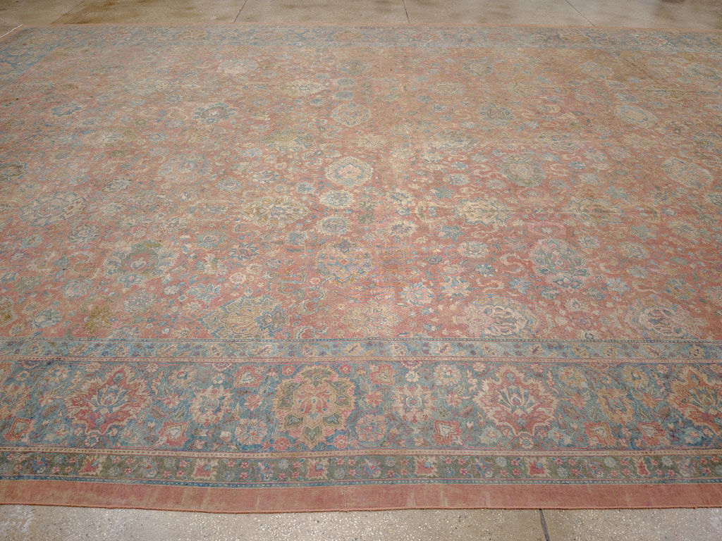 Antique Indian Lahore Oversize Carpet, No.32935 - Gsblank