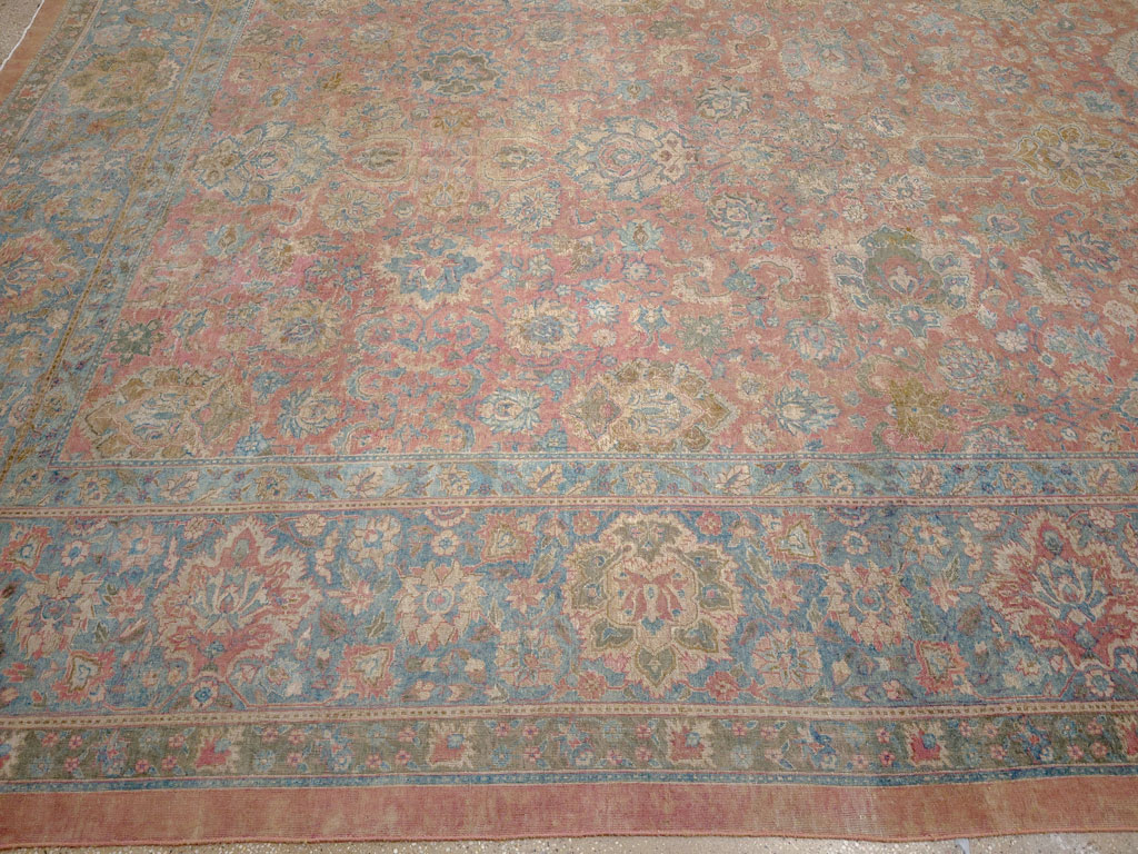 Antique Indian Lahore Oversize Carpet, No.32935 - Gsblank