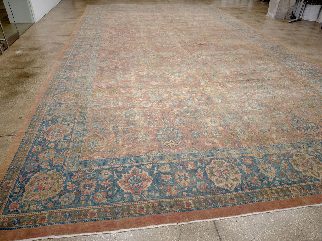 Antique Indian Lahore Oversize Carpet, No.32935 - Gsblank