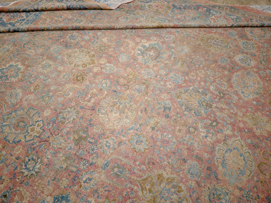 Antique Indian Lahore Oversize Carpet, No.32935 - Gsblank