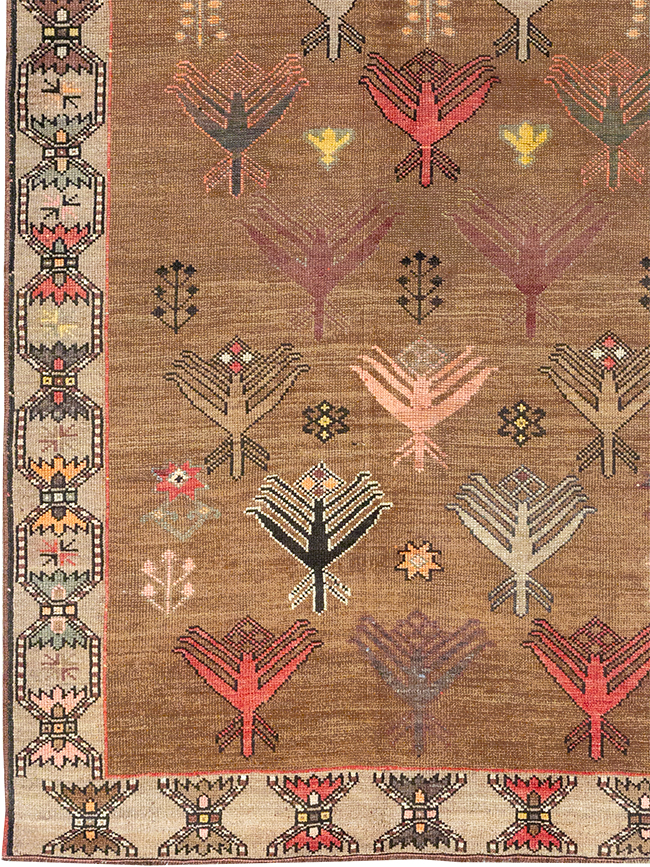 Vintage Turkish Anatolian Tribal Room Size Carpet, No.32940 - Gsblank