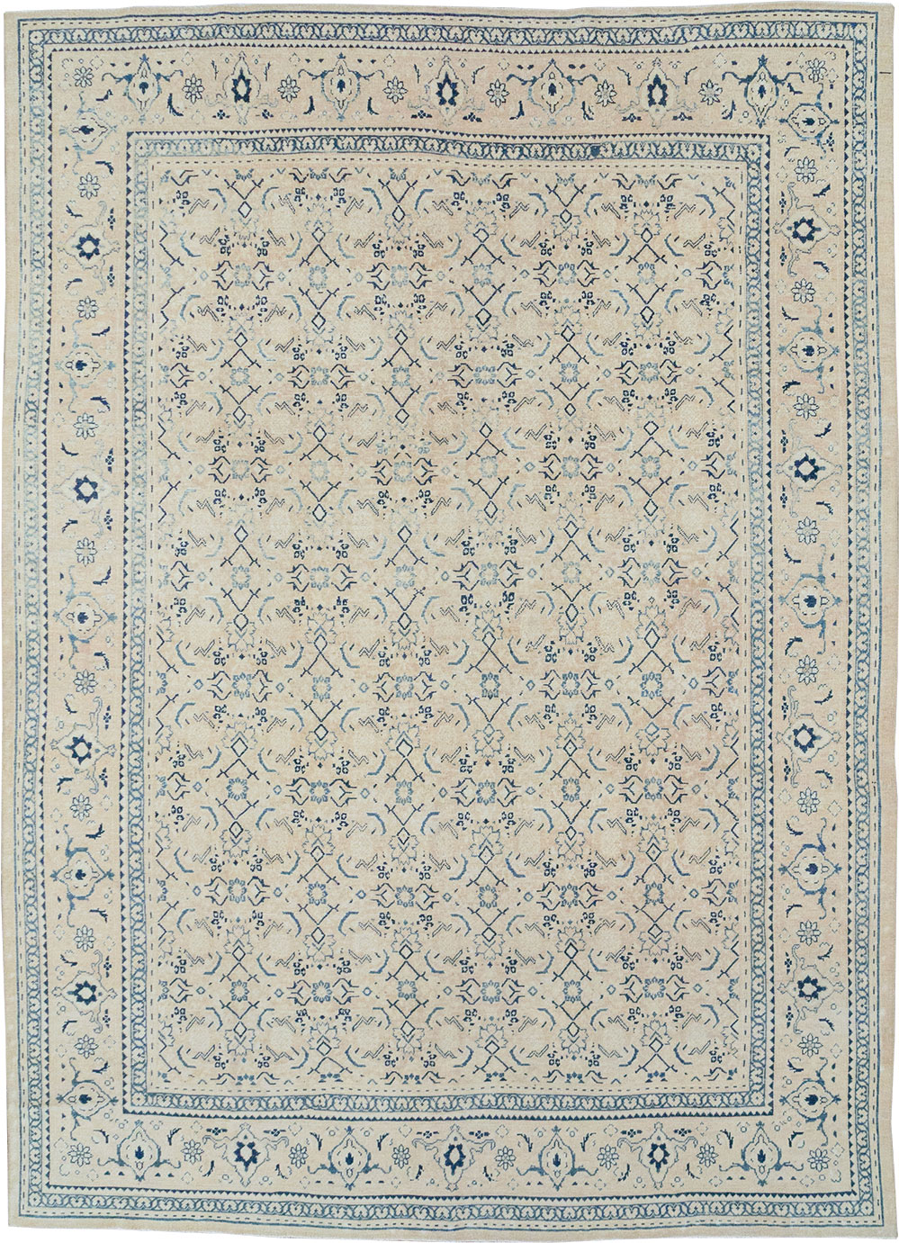 Vintage Persian Mahal Room Size Carpet, No.32946 - Gsblank
