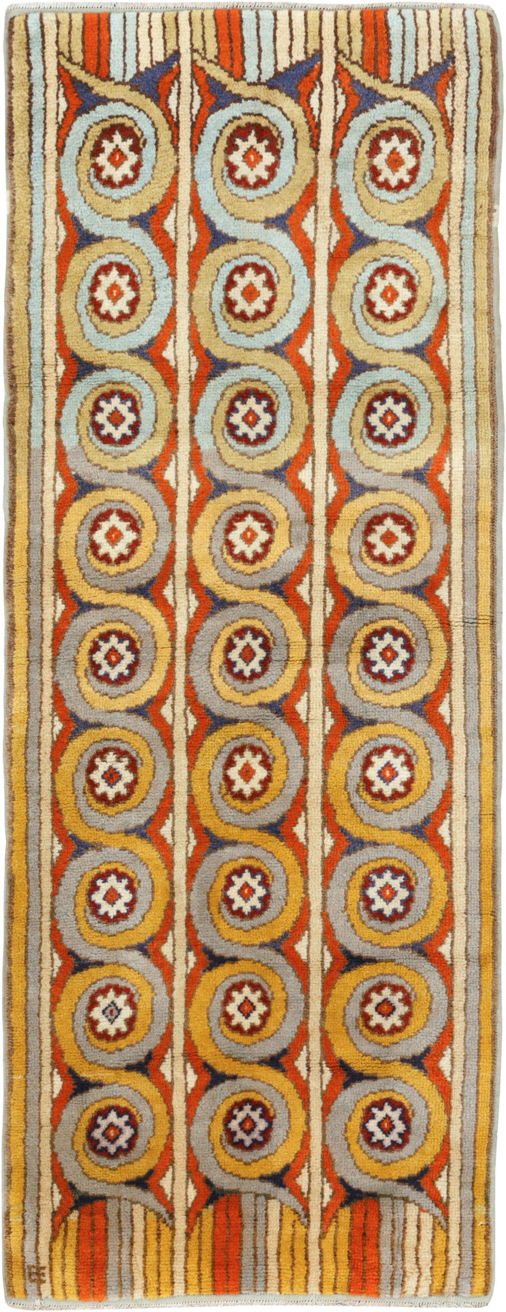 Vintage European Art Deco Rug, No.32949 - Gsblank
