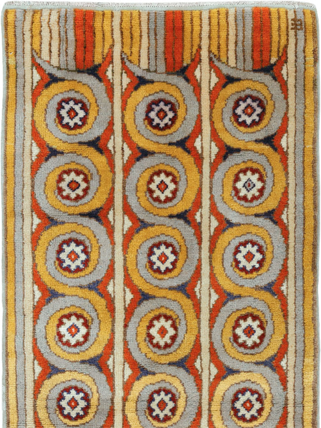 Vintage European Art Deco Rug, No.32949 - Gsblank