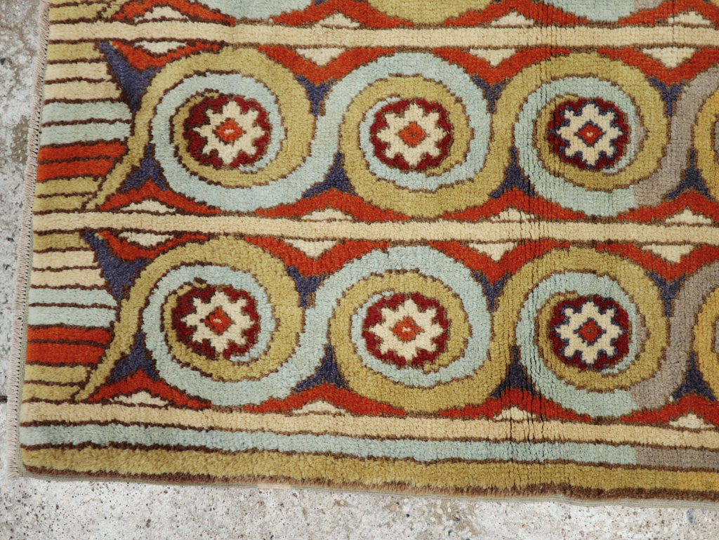 Vintage European Art Deco Rug, No.32949 - Gsblank
