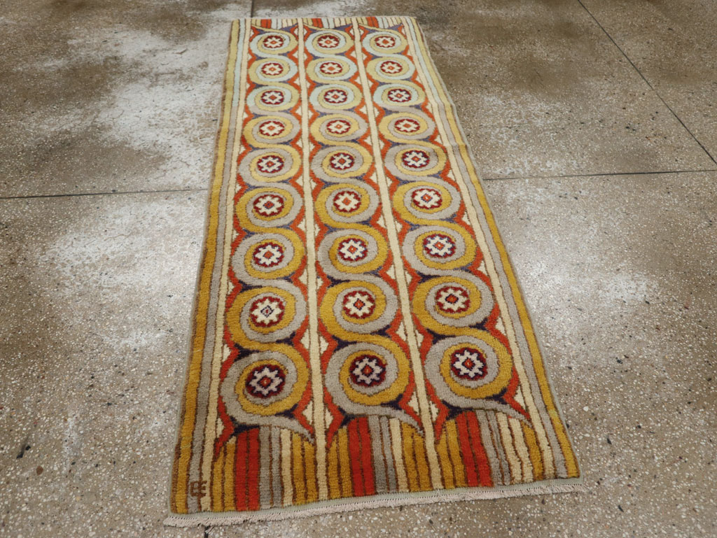 Vintage European Art Deco Rug, No.32949 - Gsblank