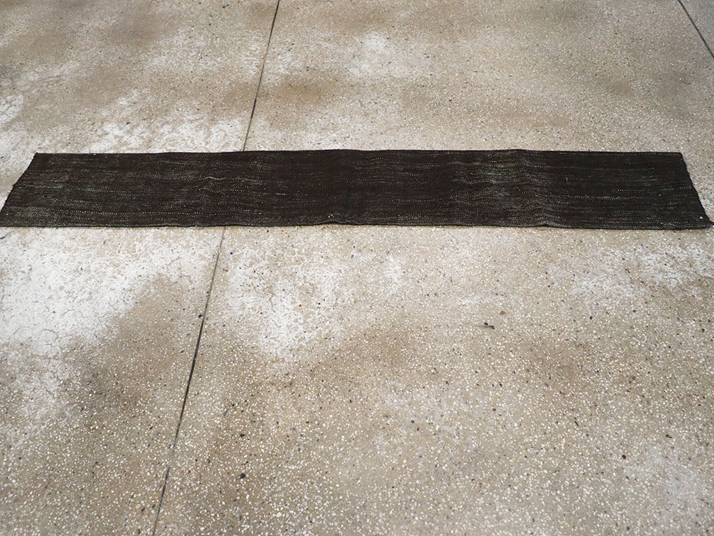 Vintage Turkish Flatweave Kilim Runner, No.32954 - Gsblank