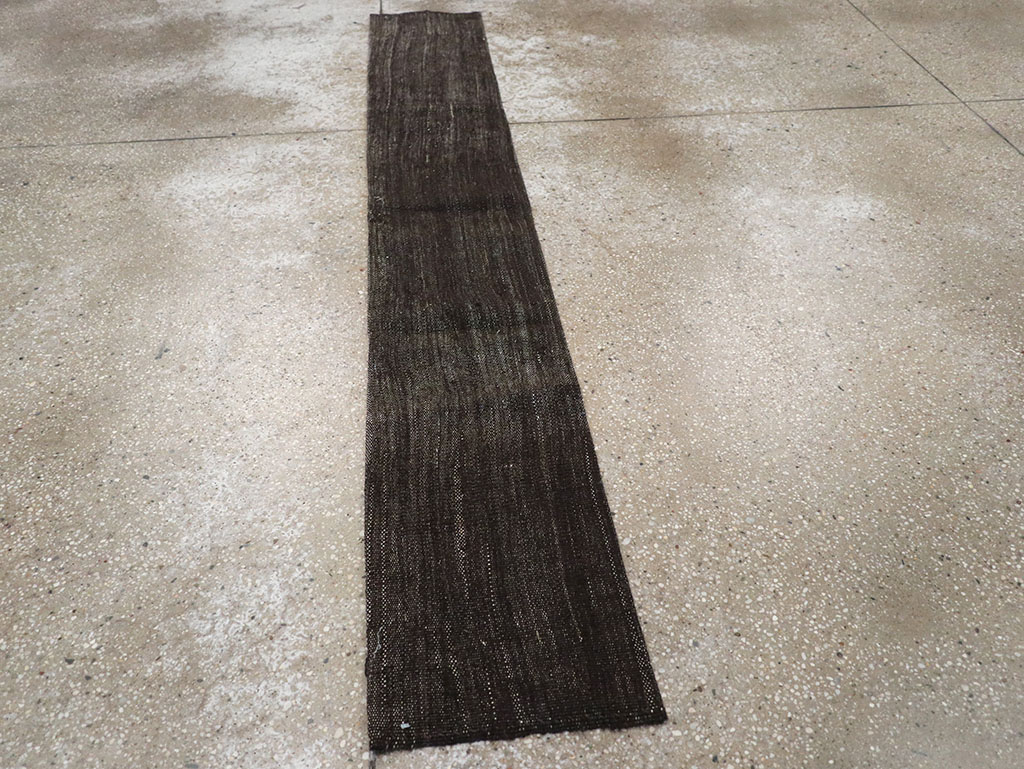 Vintage Turkish Flatweave Kilim Runner, No.32954 - Gsblank