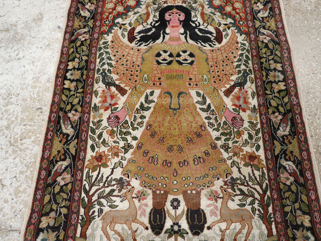 Vintage Indian Pictorial Rug, No.32966 - Gsblank