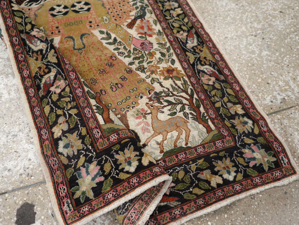 Vintage Indian Pictorial Rug, No.32966 - Gsblank