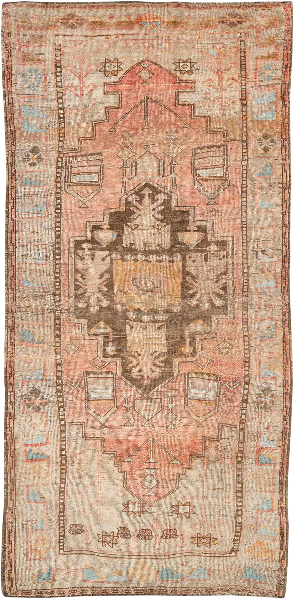 Vintage Turkish Anatolian Gallery Carpet, No.32976 - Gsblank