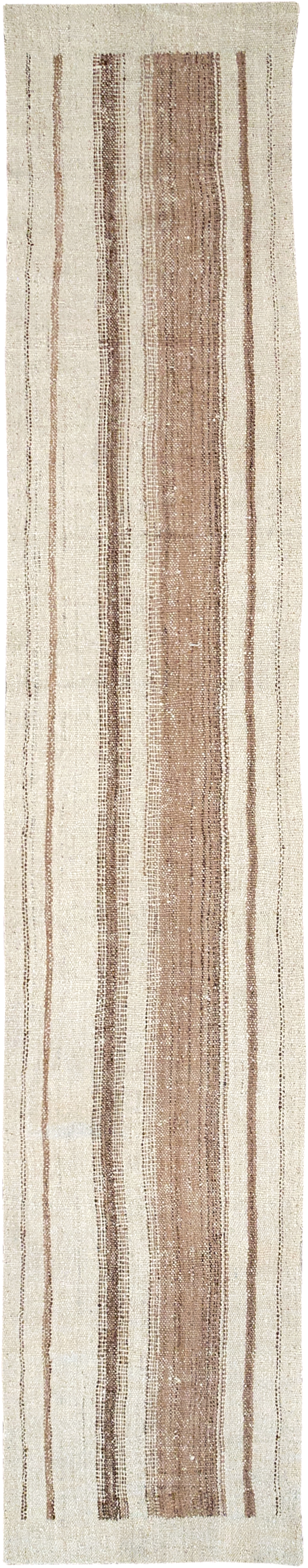 Vintage Turkish Flatweave Kilim Runner, No.32983 - Gsblank