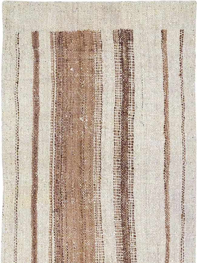 Vintage Turkish Flatweave Kilim Runner, No.32983 - Gsblank