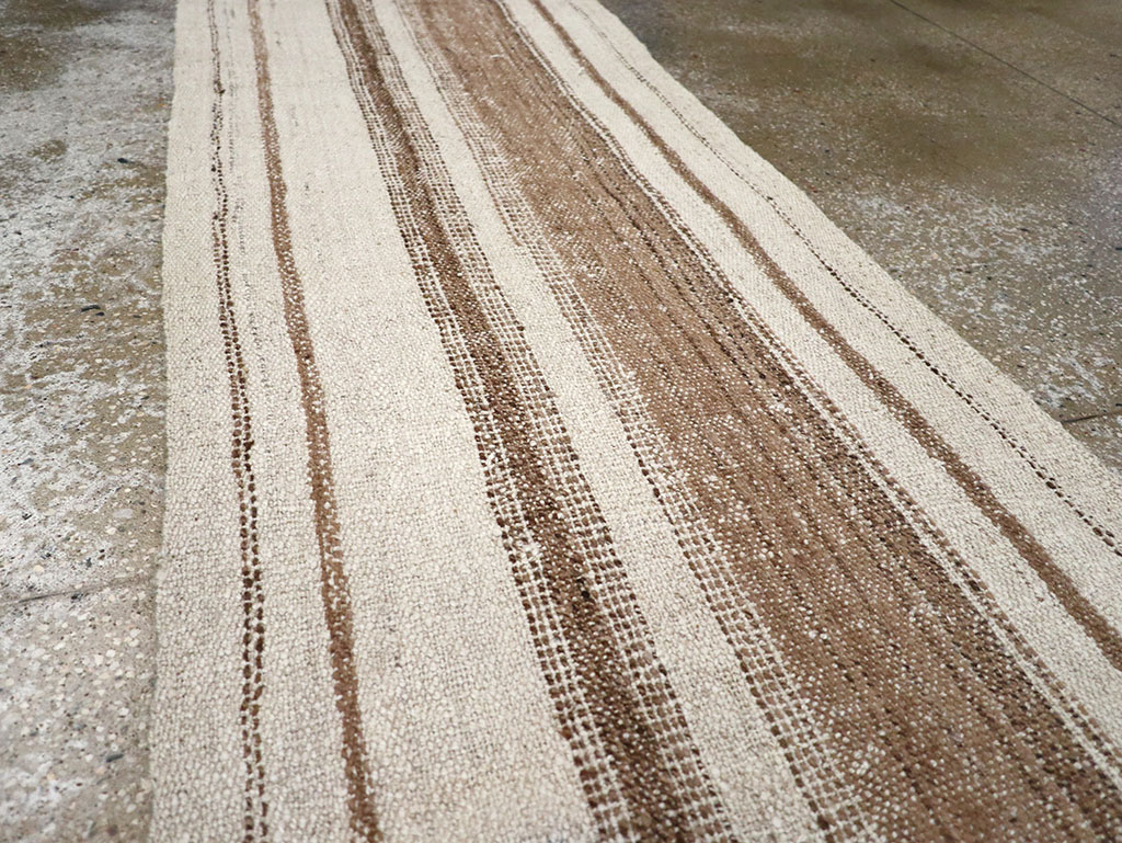 Vintage Turkish Flatweave Kilim Runner, No.32983 - Gsblank