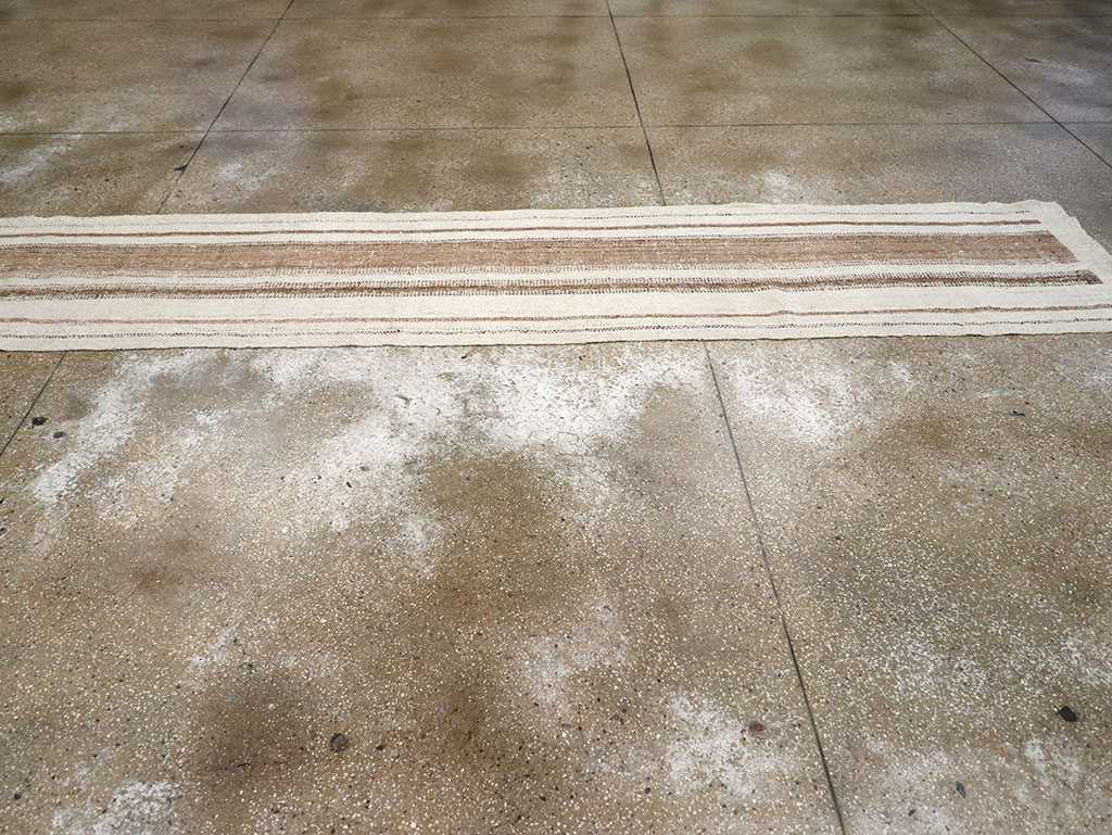 Vintage Turkish Flatweave Kilim Runner, No.32983 - Gsblank