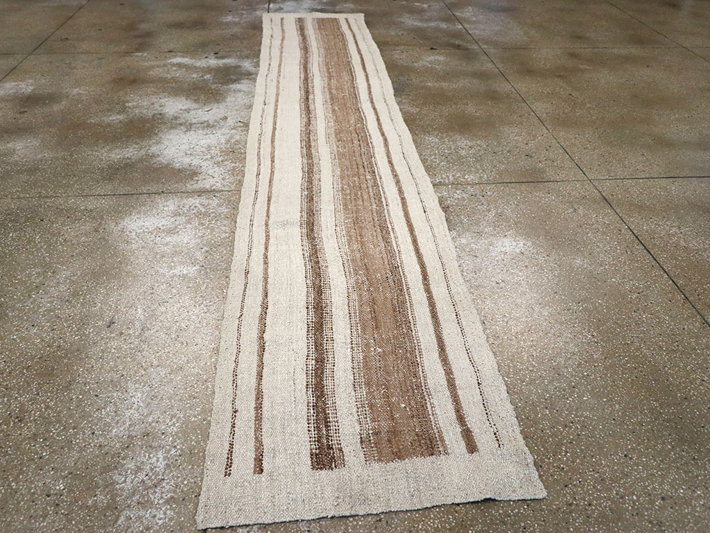 Vintage Turkish Flatweave Kilim Runner, No.32983 - Gsblank