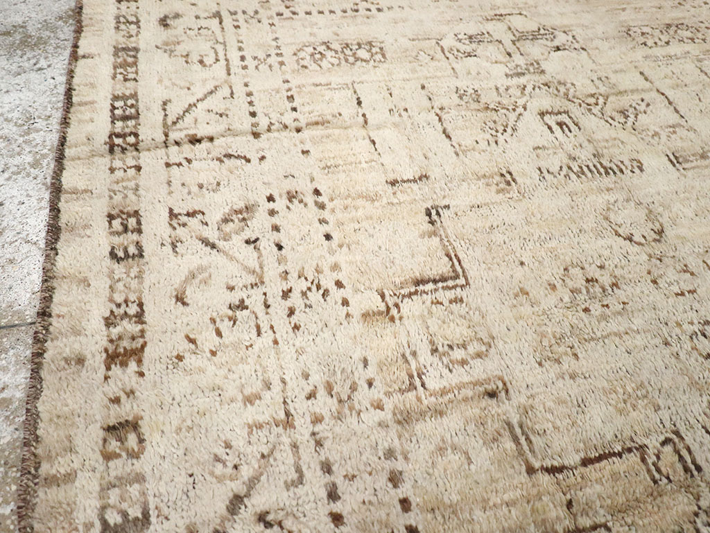 Modern Persian Gabbeh Accent Rug, No.32996 - Gsblank