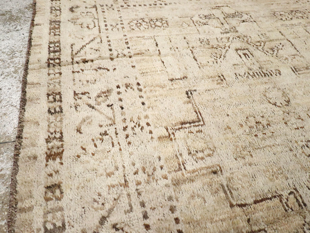Modern Persian Gabbeh Accent Rug, No.32996 - Gsblank