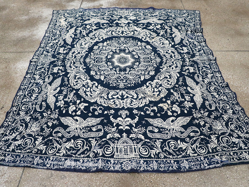 Antique American Coverlet, No.32999 - Gsblank