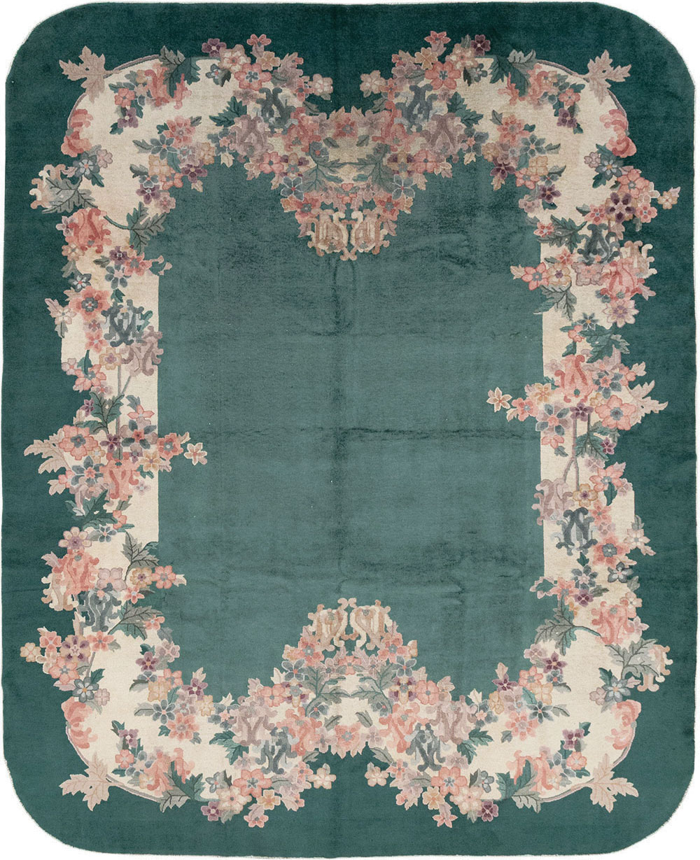 Vintage Chinese Art Deco Room Size Carpet, No.33001 - Gsblank
