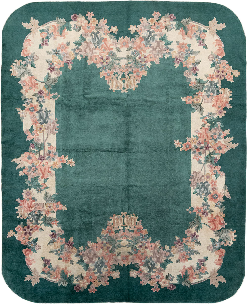 Vintage Chinese Art Deco Room Size Carpet, No.33001 - Gsblank