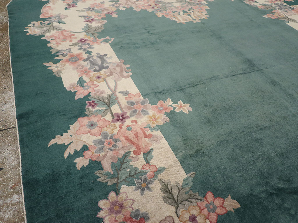 Vintage Chinese Art Deco Room Size Carpet, No.33001 - Gsblank