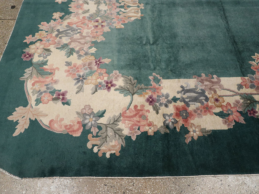 Vintage Chinese Art Deco Room Size Carpet, No.33001 - Gsblank