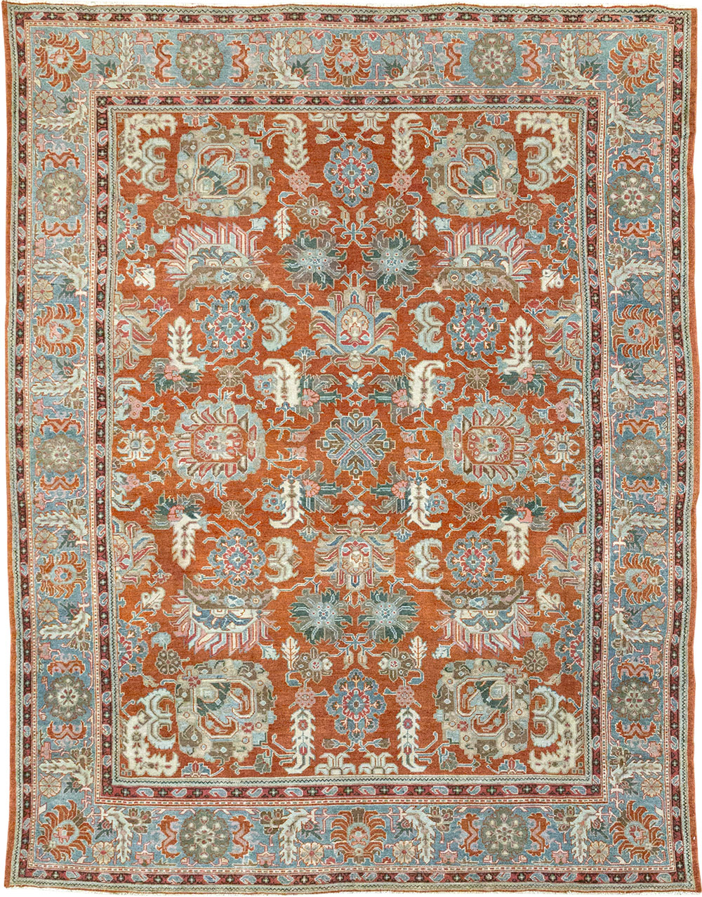 Antique Persian Malayer Accent Carpet, No.33006 - Gsblank
