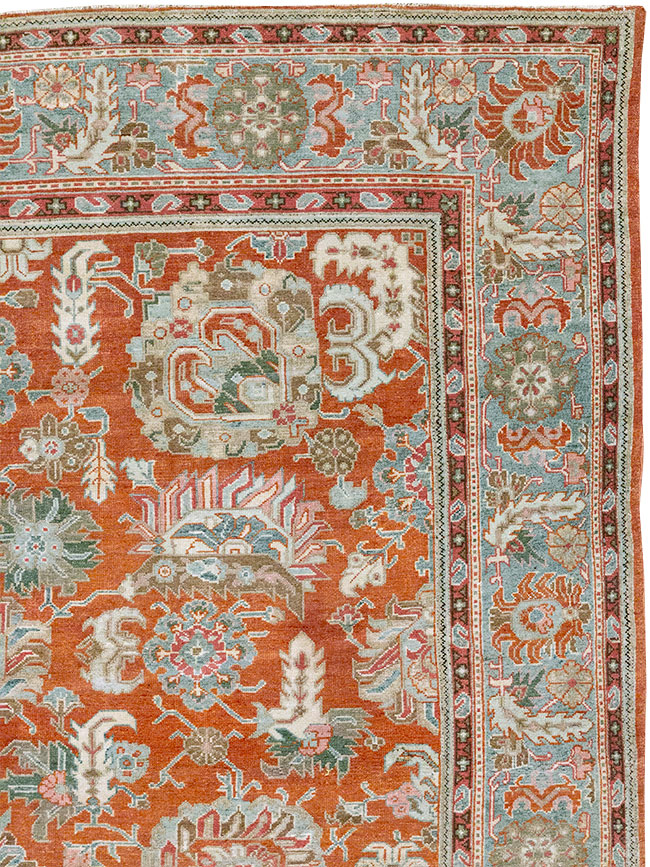 Antique Persian Malayer Accent Carpet, No.33006 - Gsblank