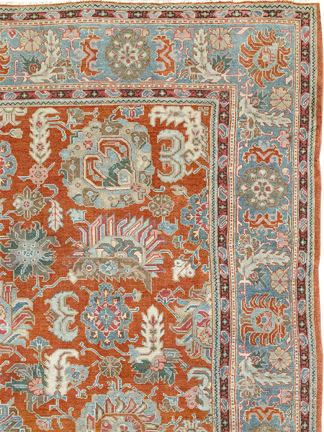 Antique Persian Malayer Accent Carpet, No.33006 - Gsblank