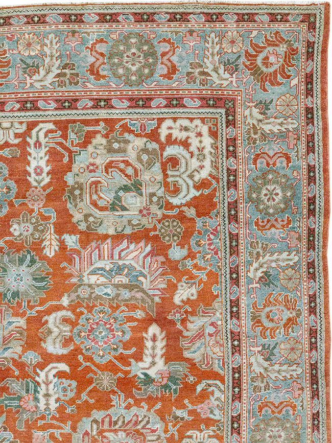 Antique Persian Malayer Accent Carpet, No.33006 - Gsblank