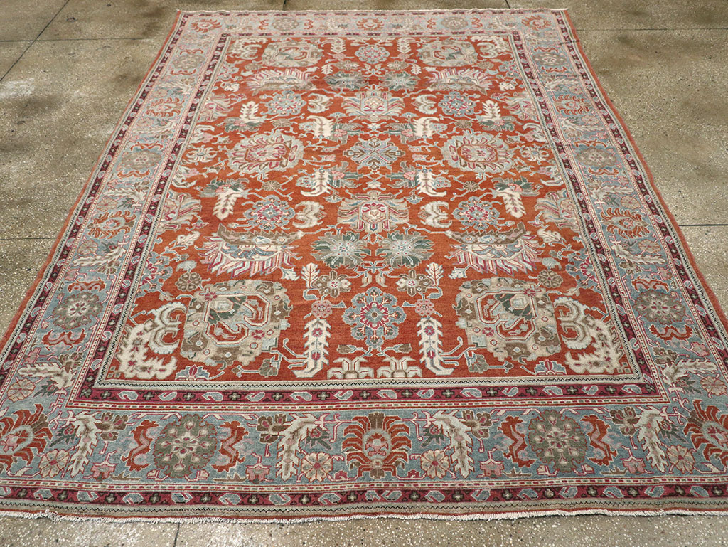 Antique Persian Malayer Accent Carpet, No.33006 - Gsblank