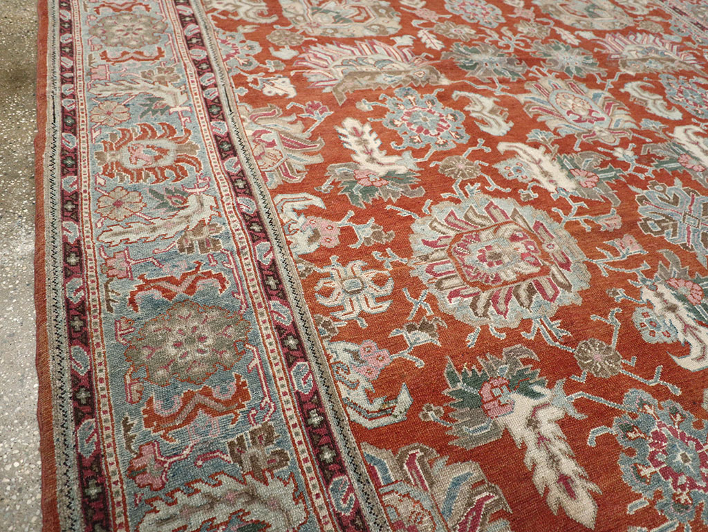 Antique Persian Malayer Accent Carpet, No.33006 - Gsblank