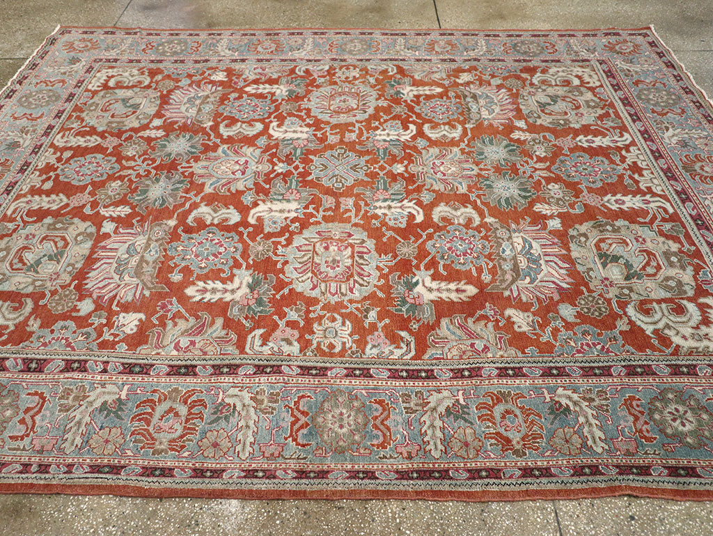 Antique Persian Malayer Accent Carpet, No.33006 - Gsblank