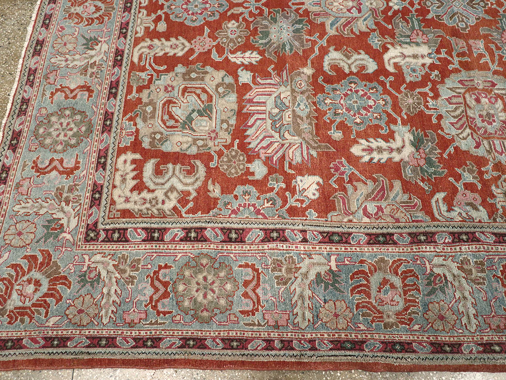Antique Persian Malayer Accent Carpet, No.33006 - Gsblank