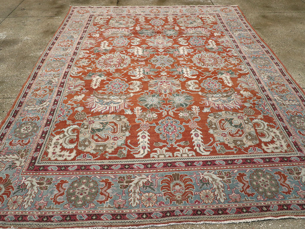 Antique Persian Malayer Accent Carpet, No.33006 - Gsblank