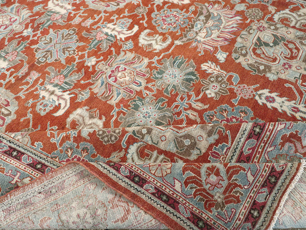 Antique Persian Malayer Accent Carpet, No.33006 - Gsblank