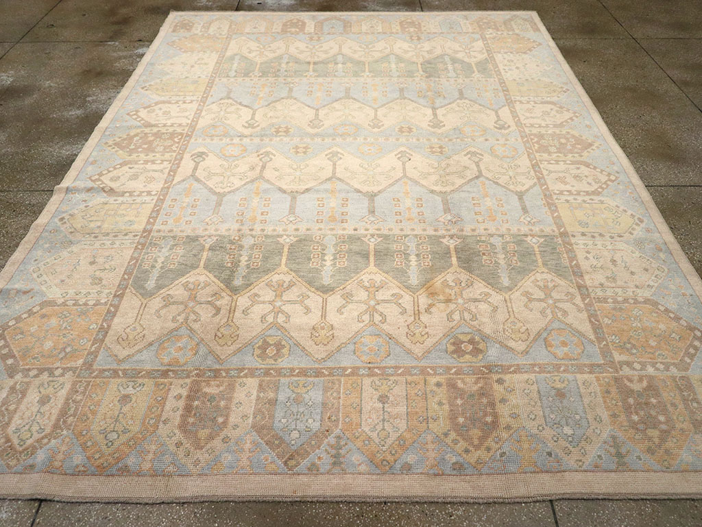 Modern Turkish Anatolian Room Size Carpet, No.33009 - Gsblank