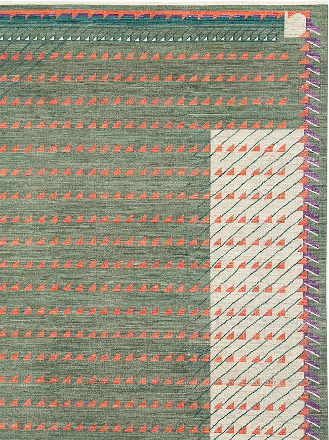 Modern East Turkestan Khotan Large Room Size Carpet, No.33014 - Gsblank