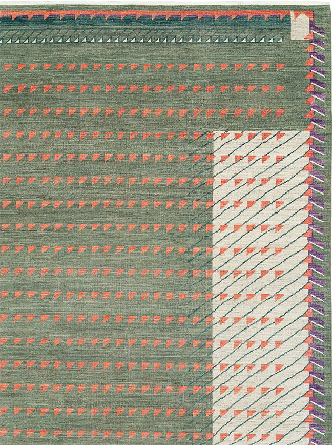 Modern East Turkestan Khotan Large Room Size Carpet, No.33014 - Gsblank