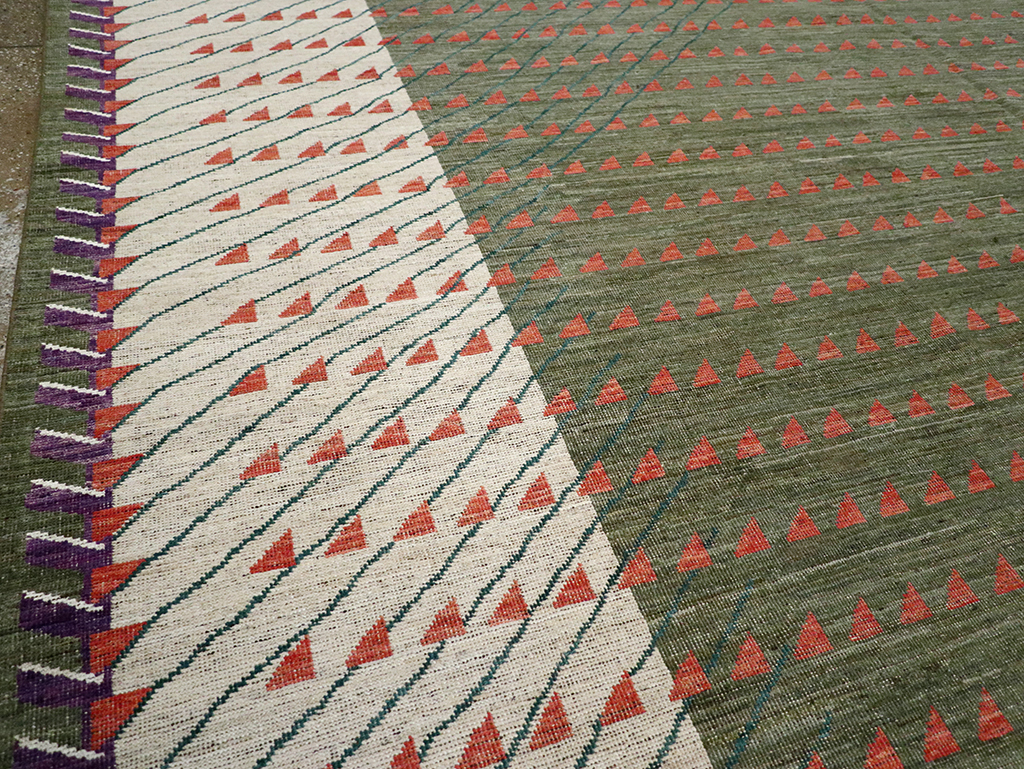 Modern East Turkestan Khotan Large Room Size Carpet, No.33014 - Gsblank