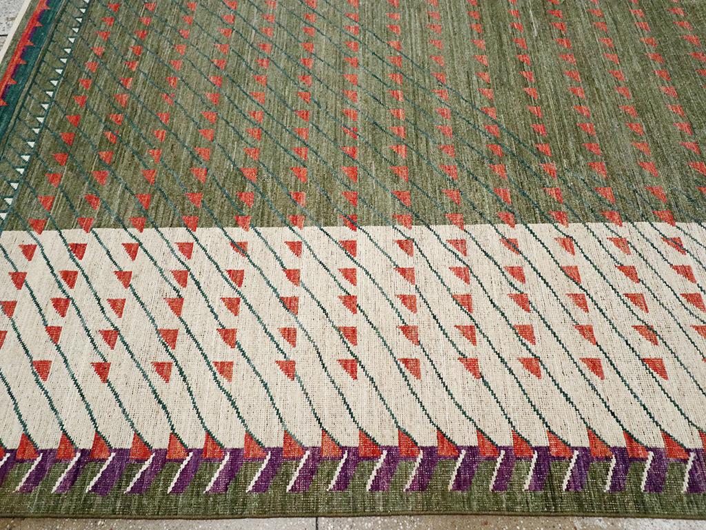 Modern East Turkestan Khotan Large Room Size Carpet, No.33014 - Gsblank